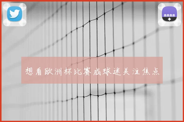 想看欧洲杯比赛成球迷关注焦点